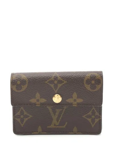 Pre-owned Louis Vuitton 2004 Monogram Canvas Wallet In 褐色