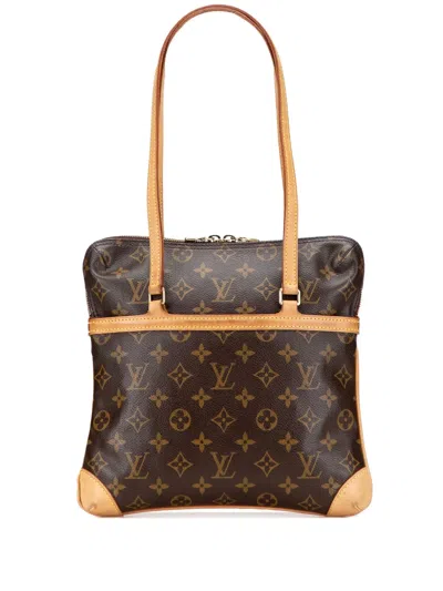 Pre-owned Louis Vuitton 2004 Monogram Coussin Gm Shoulder Bag In Brown