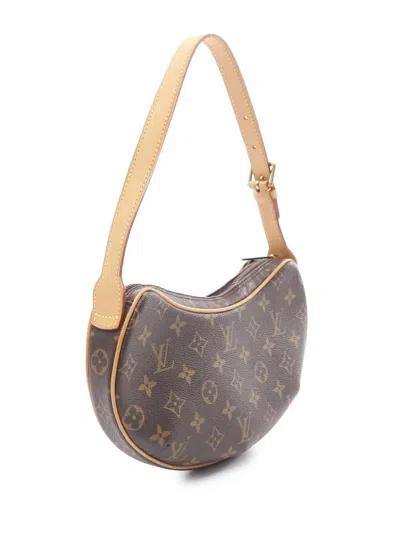 Pre-owned Louis Vuitton 2004 Monogram Croissant Pm Hobo Bag