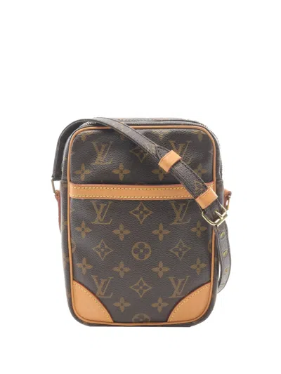 Pre-owned Louis Vuitton 2004 Monogram Danube Crossbody Bag In Brown
