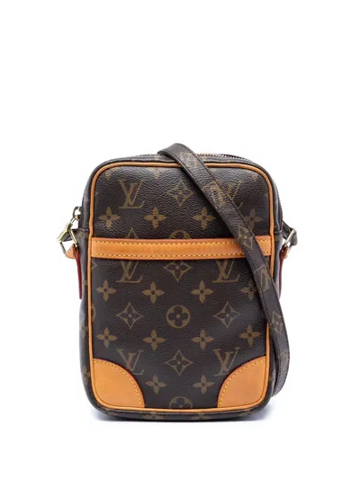 Pre-owned Louis Vuitton 2004 Monogram Danube Crossbody Bag In Brown