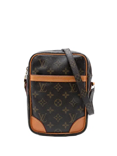 Pre-owned Louis Vuitton 2004 Monogram Danube Crossbody Bag In Brown