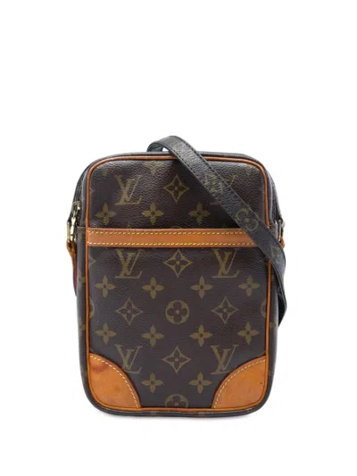 Pre-owned Louis Vuitton 2004 Monogram Danube Satchel In Brown