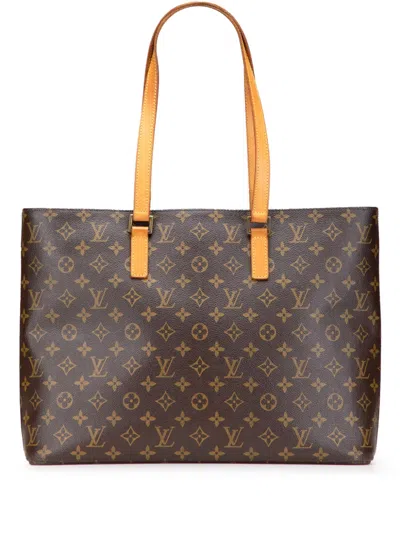Pre-owned Louis Vuitton 2004 Monogram Luco Tote Bag In Brown