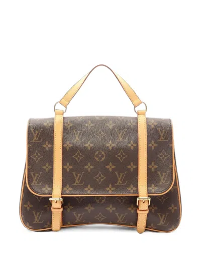 Pre-owned Louis Vuitton 2004 Monogram Marelle Backpack In Brown