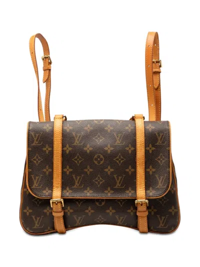 Pre-owned Louis Vuitton 2004 Monogram Marelle Sac A Dos Backpack In Brown