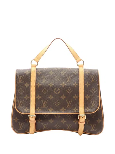 Pre-owned Louis Vuitton 2004 Monogram Marelle Sac A Dos Backpack In Brown
