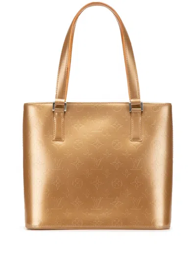 Pre-owned Louis Vuitton 2004 Monogram Mat Stockton Tote Bag