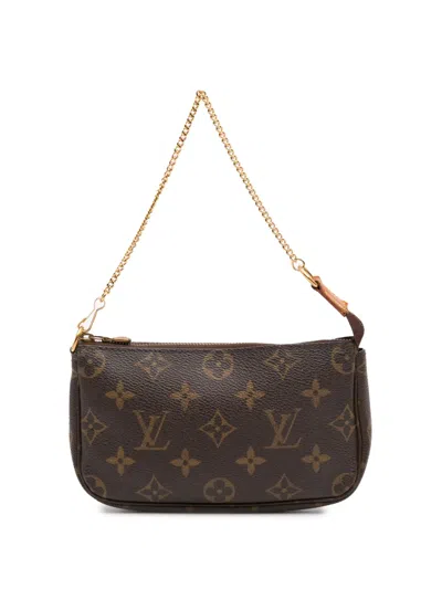Pre-owned Louis Vuitton 2004 Monogram Mini Pochette Accessoires Handbag