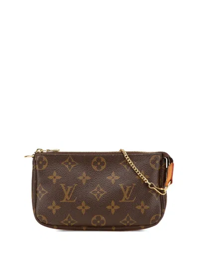 Pre-owned Louis Vuitton 2004 Monogram Mini Pochette Accessoires Handbag