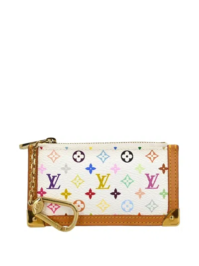 Pre-owned Louis Vuitton 2004 Monogram Multicolor Pochette Cles Coin Pouch