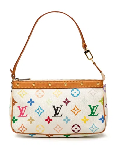 Pre-owned Louis Vuitton 2004 Monogram Multicolore Pochette Accessoires Shoulder Bag