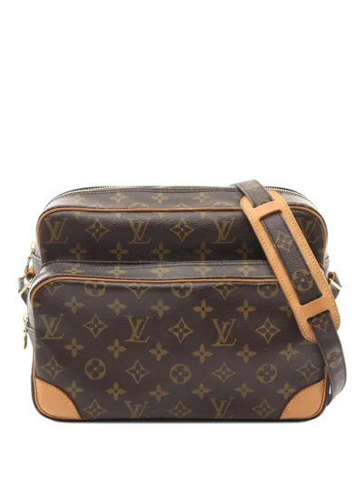 Pre-owned Louis Vuitton 2004 Monogram Nil Crossbody Bag In Brown