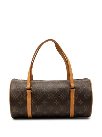 Pre-owned Louis Vuitton 2004 Monogram Papillon 26 Handbag In Brown