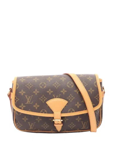 Pre-owned Louis Vuitton 2004 Monogram Sologne Crossbody Bag In Brown