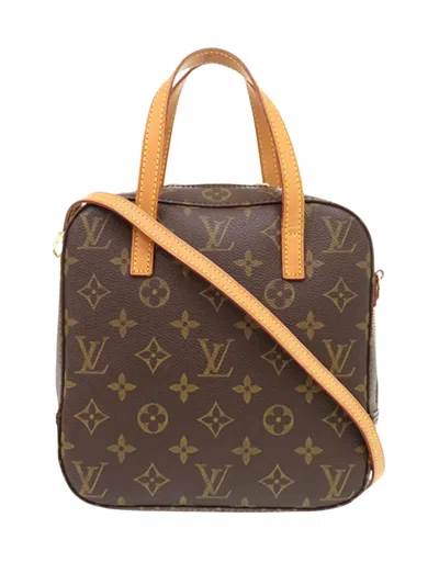 Pre-owned Louis Vuitton 2004 Monogram Spontini Satchel In Brown
