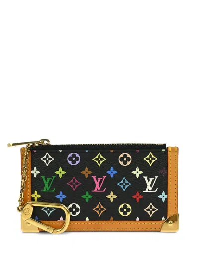 Pre-owned Louis Vuitton 2004 Multicoloured Chain Wallet In Black
