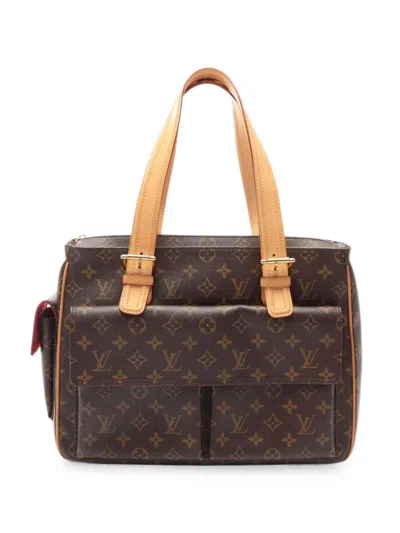 Pre-owned Louis Vuitton 2004 Multipli-cite Monogram Tote Bag In Brown