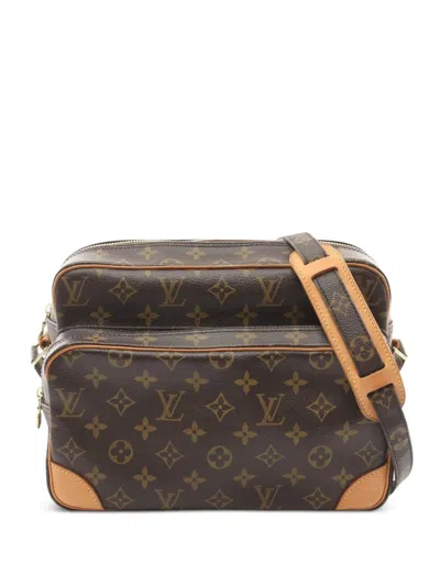 Pre-owned Louis Vuitton 2004 Nil Monogram Shoulder Bag In Brown