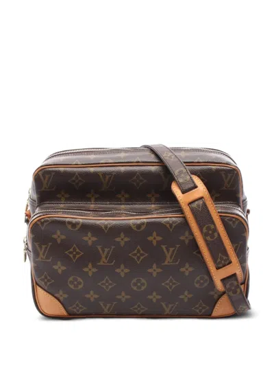 Pre-owned Louis Vuitton 2004 Nil Monogram Shoulder Bag In Brown