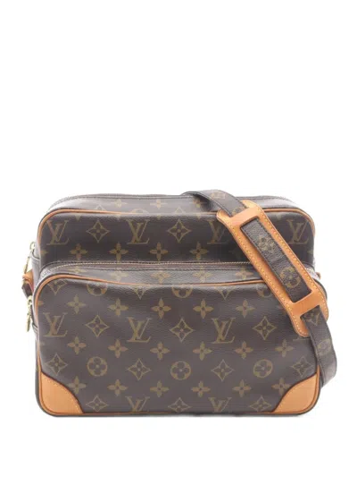 Pre-owned Louis Vuitton 2004 Nil Monogram Shoulder Bag In Brown