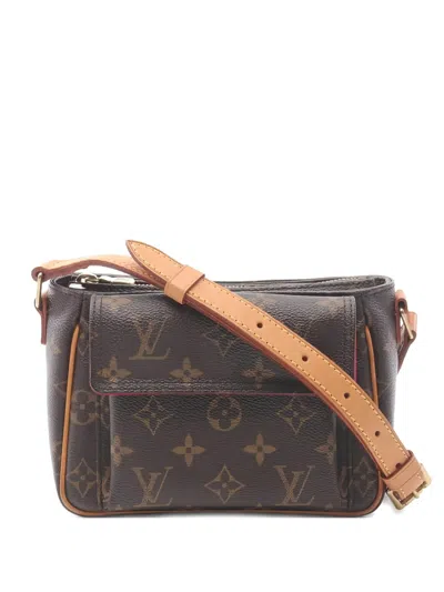 Pre-owned Louis Vuitton 2004 Pm Viva Cite Monogram Shoulder Bag In Brown