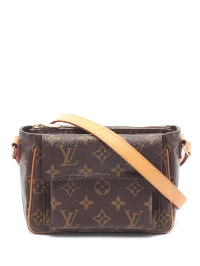 Pre-owned Louis Vuitton 2004 Pm Vivacite Monogram Shoulder Bag In Brown