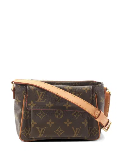 Pre-owned Louis Vuitton 2004 Pm Vivacité Monogram Shoulder Bag In Brown