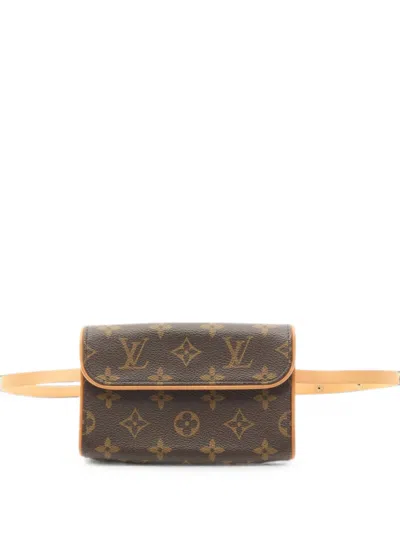 Louis Vuitton 2004 Pochette Florentine Belt Bag In Brown