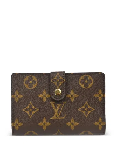 Pre-owned Louis Vuitton 2004 Portefeuille Viennois Wallet In Brown