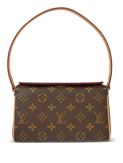 Pre-owned Louis Vuitton 2004 Recital Shoulder Bag In Brown
