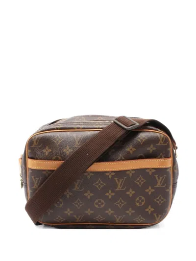 Pre-owned Louis Vuitton 2004 Reporter Pm Crossbody Bag In Brown