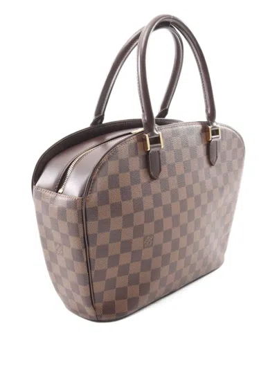 Pre-owned Louis Vuitton 2004 Sarria Horizontal Handbag In Brown