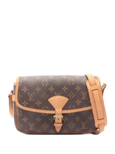 Pre-owned Louis Vuitton 2004 Small Sologne Monogram Shoulder Bag In Brown