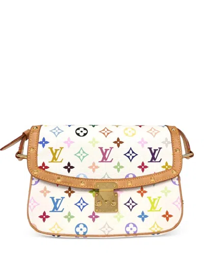 Pre-owned Louis Vuitton 2004 Sologne Monogram Shoulder Bag In White
