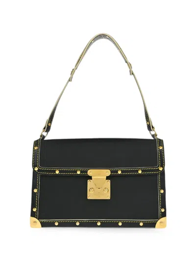 Pre-owned Louis Vuitton 2004 Suhali L'aimable Shoulder Bag In Black