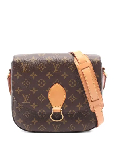 Pre-owned Louis Vuitton 2004 Sun Crew Gm Monogram Shoulder Bag In Brown