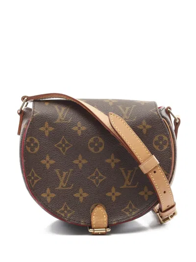 Pre-owned Louis Vuitton 2004 Tambourine Monogram Shoulder Bag In Brown