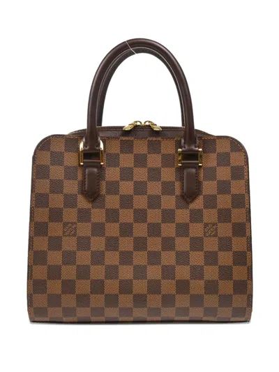 Pre-owned Louis Vuitton 2004 Triana Handbag In Brown