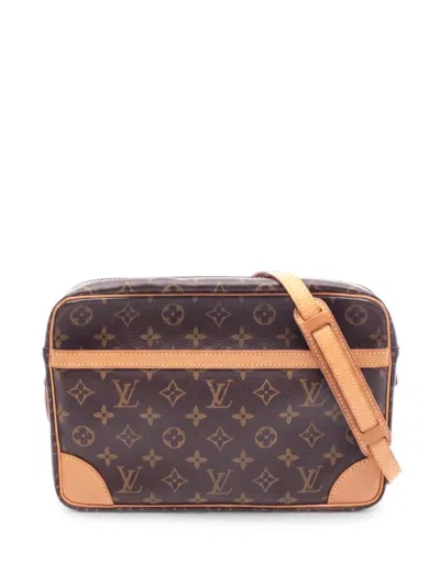Pre-owned Louis Vuitton 2004 Trocadero 30 Monogram Shoulder Bag In Brown