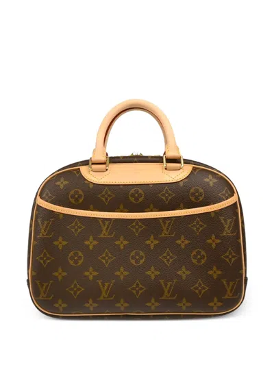 Pre-owned Louis Vuitton 2004 Trouville Handbag In Brown