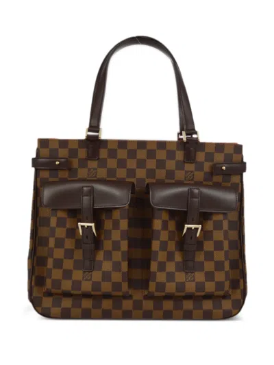 Pre-owned Louis Vuitton 2004 Uzes Tote Bag In Brown
