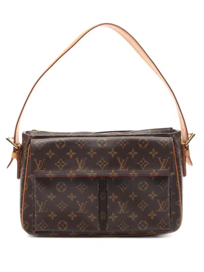 Pre-owned Louis Vuitton 2004 Viva Cite Gm Shoulder Bag In 褐色