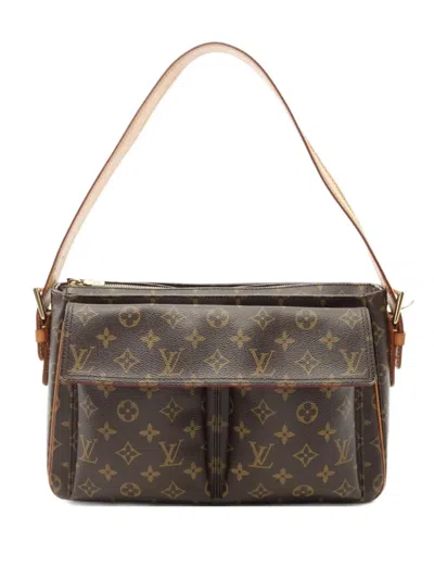 Pre-owned Louis Vuitton 2004 Viva Cite Gm Shoulder Bag In Brown