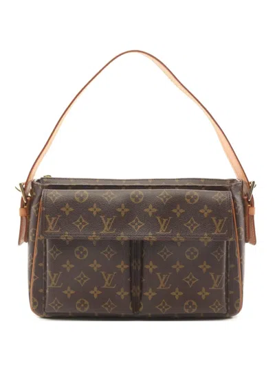 Pre-owned Louis Vuitton 2004 Viva Cite Gm Shoulder Bag In Brown