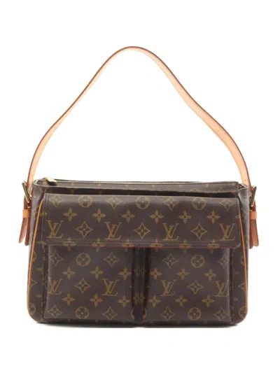 Pre-owned Louis Vuitton 2004 Viva Cite Gm Shoulder Bag In Brown