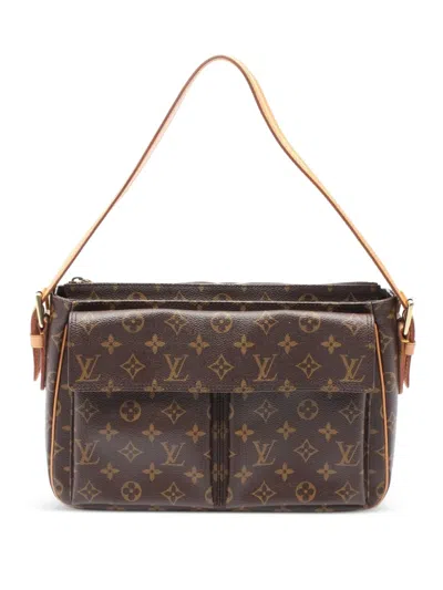 Pre-owned Louis Vuitton 2004 Viva Cite Gm Shoulder Bag In Brown