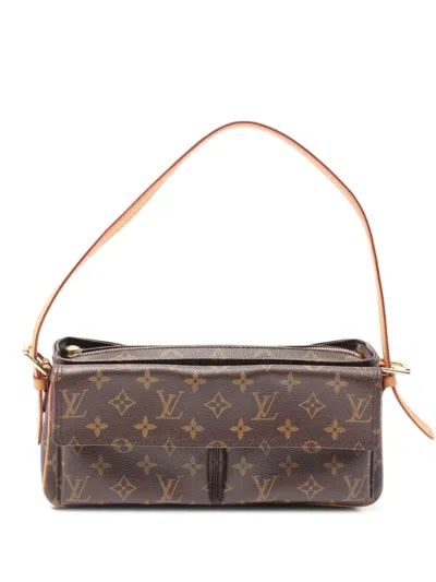 Pre-owned Louis Vuitton 2004 Viva Cité Mm Shoulder Bag In Brown