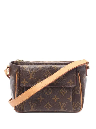 Pre-owned Louis Vuitton 2004 Viva Cité Pm Shoulder Bag In Brown