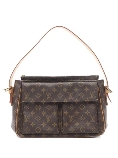 Pre-owned Louis Vuitton 2004 Vivacite Gm Monogram Shoulder Bag In Brown